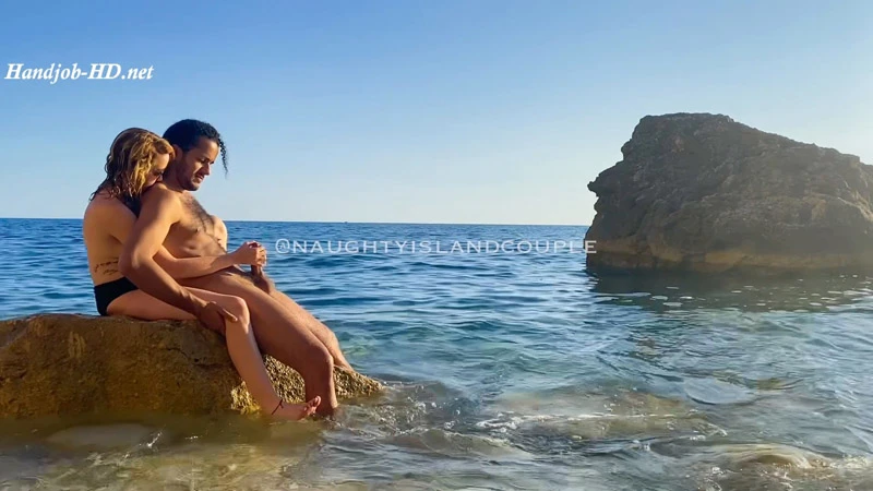 Handjob at our secluded nude beach (Fresh Handjob, Dangerous) - Naughty Island Couple (2023 | FullHD)